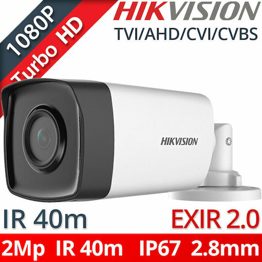 Hikvision DS-2CE17D0T-IT3F CCTV Surveillance Camera Full HD 1080p Waterproof with Lens 2.8mm