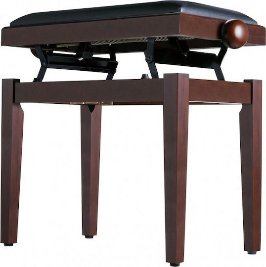 Soundsation Stool Piano Adjustable Satin Rosewood L54xW23xH44.5-53.5cm