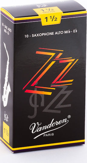 Vandoren Zz Jazz Καλάμια Άλτο Саксофон Νο 1 1/2 1 бр Καλάμι για Саксофон