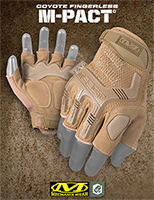 Mechanix Wear M-Pact Coyote MFL-72 Γάντια Εργασίας Καφέ Συνθετικού Δέρματος