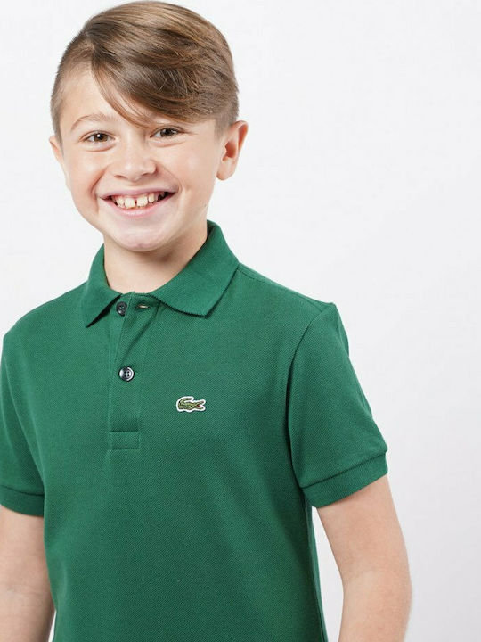 Lacoste Kids Polo Short Sleeve Green