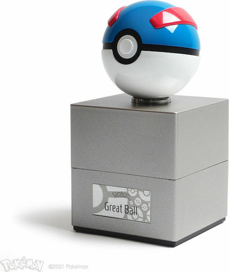 The Wand Company Pokemon Great Ball Diecast Replica Item Length 8cm in Scale 1:1
