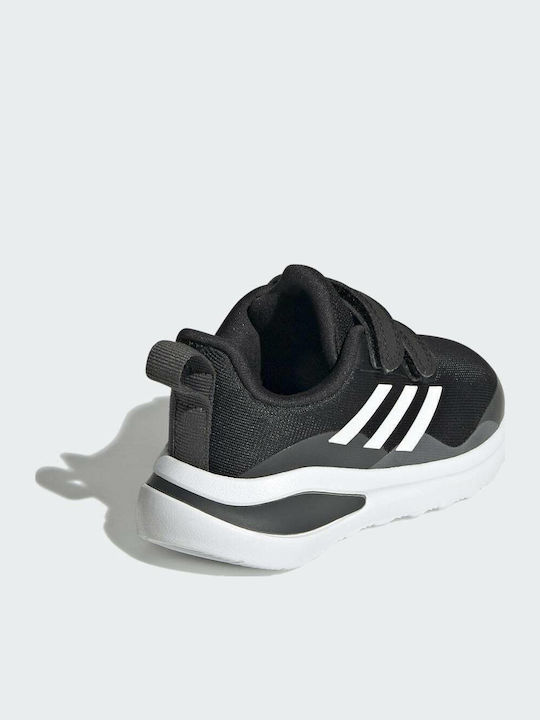 Fortarun Fortarun Kids Sports Shoes Running with Hoop & Loop Closure Core Black / Cloud White / Grey Six