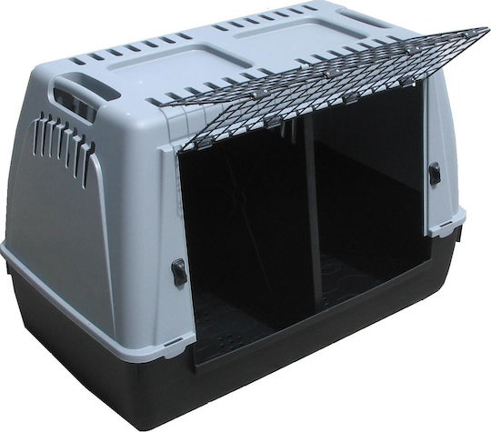 Pet Camelot Bracco Gray Dog Transport Cage 77x43x51cm