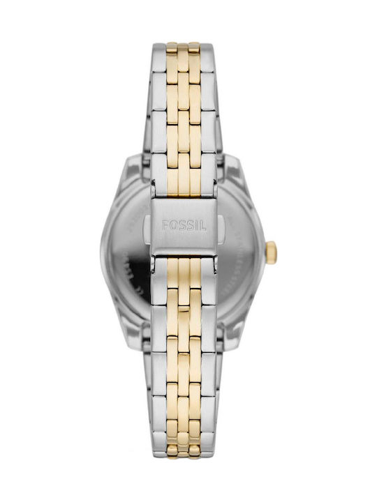 Fossil Scarlette Mini Дамски Часовник 32мм Кварцов с Метална Верижка