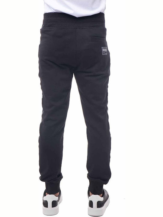 Versace Men's Sweatpants with Rubber Black