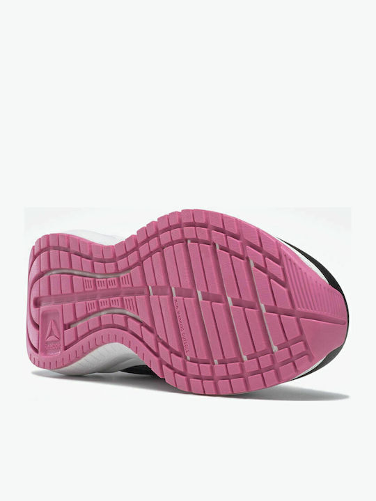 Road Supreme 2 Kids Sports Shoes Running with Hoop & Loop Closure Core Black / True Pink / Digital Blue