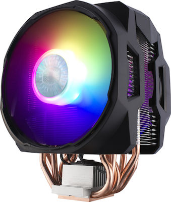 CoolerMaster Masterair MA610P ARGB Охладител за ЦПУ Двойен вентилатор за Socket /A/M/4/1/2/0/0/1/1/5/x/ Черен