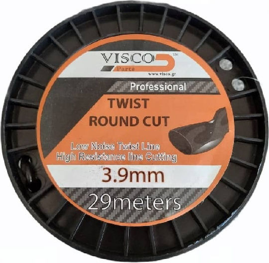 Visco Parts Round Twist Brush Cutter Trimmer Line 3.9mm 29m 02039