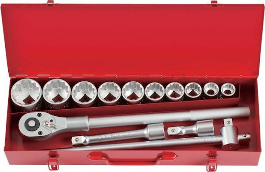 Force Set Ratchet 3\4" 14pcs