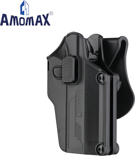 Amomax Θήκη Ζώνης για Πιστόλι Μαύρη