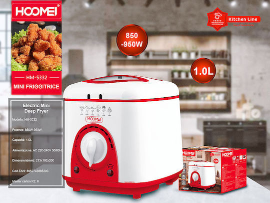 Hoomei HM-5332 Multicooker 1lt Red