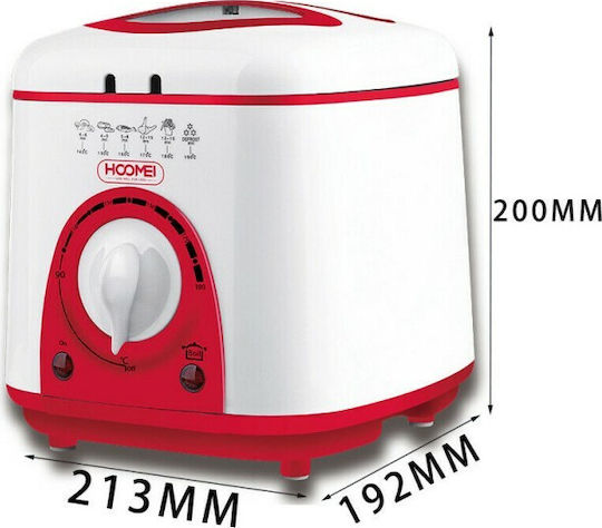 Hoomei HM-5332 Multicooker 1lt Red