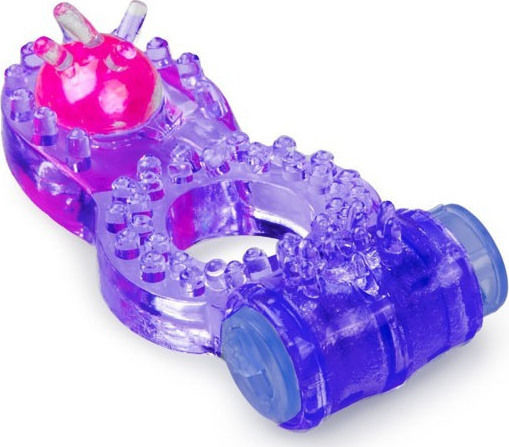 Easytoys Couples Collection Vibrating Cock Ring Purple