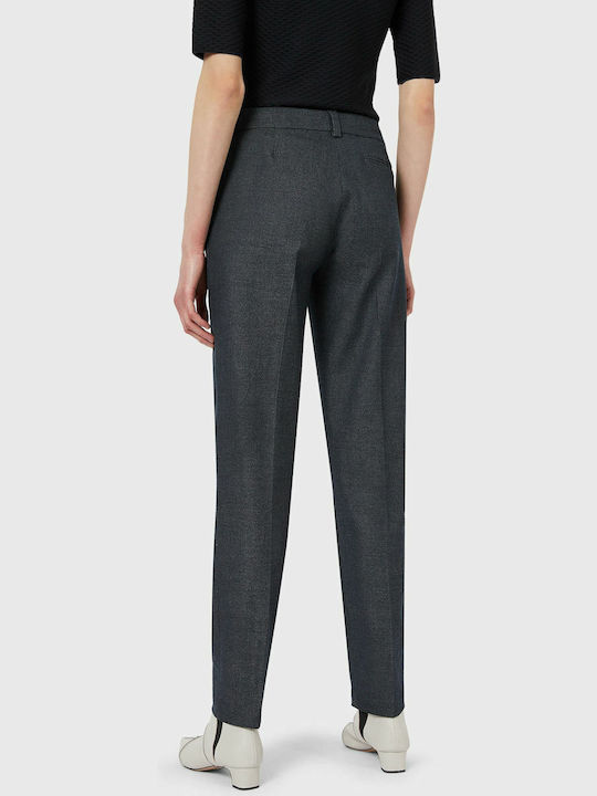 Emporio Armani Women's Chino Trousers Navy Blue