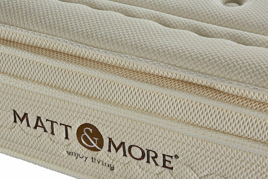 Matt & More Queen King Size Ergonomisch Matratze Schaum 180x210x35cm mit Topper