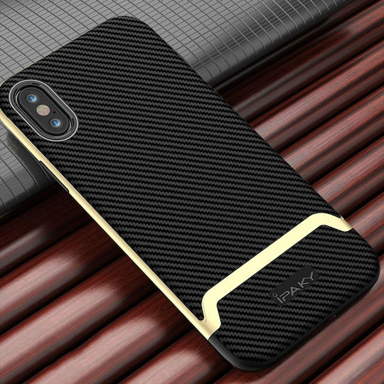 iPaky Bumblebee Neo Hybrid Back Cover Plastic Gold (iPhone XS Max)