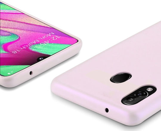 Dux Ducis Skin Lite Back Cover Synthetic Leather Pink (Galaxy A40)