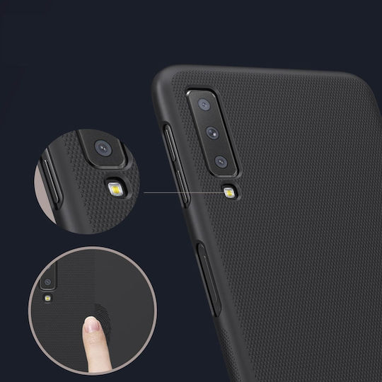 Nillkin Super Frosted Back Cover Plastic Negru Galaxy A7 2018