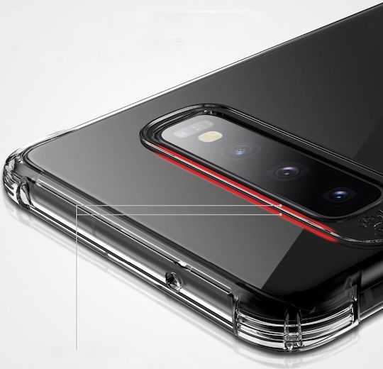 MSVII Airbag Back Cover Σιλικόνης Διάφανο (Galaxy S10+)