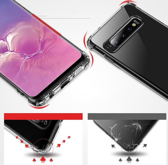 MSVII Airbag Back Cover Σιλικόνης Διάφανο (Galaxy S10+)