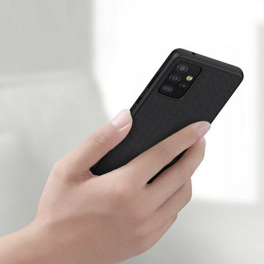 Nillkin Textured Hard Umschlag Rückseite Kunststoff Schwarz (Galaxy A52 / A52s)