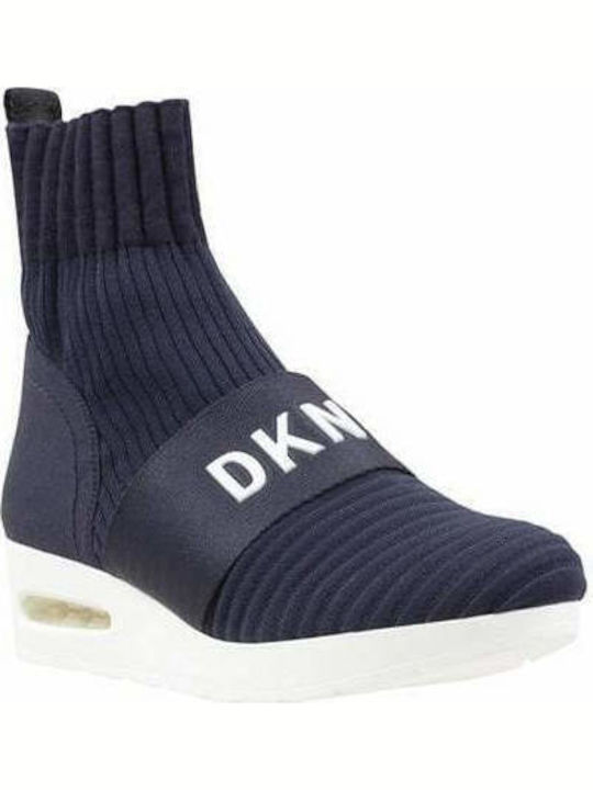 Anna Damen Chelsea Stiefeletten Marineblau