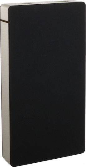 PowerNeed P10000B Power Bank 10000mAh με 2 Θύρες USB-A Μαύρο
