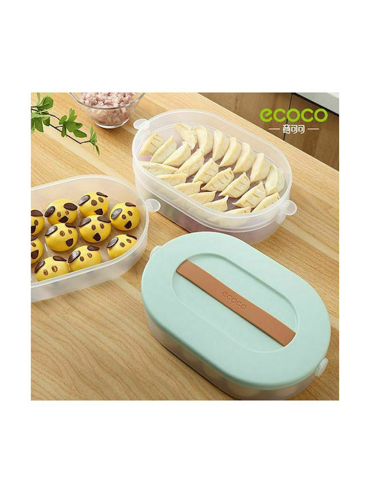 Ecoco Cutie pentru Mâncare Plastic Verde 34x21.7cm 1buc