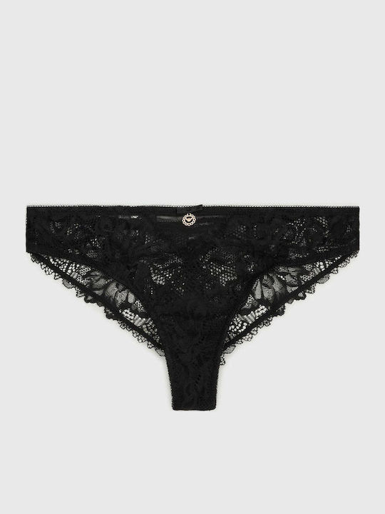 Women's Brazil with Lace Black