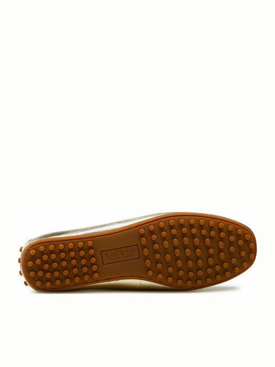 Barnsbury Leather Women's Loafers in Gold Color