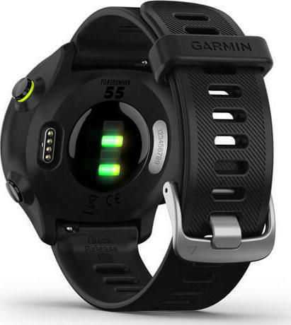 Garmin Forerunner 55 42mm Waterproof Smartwatch with Heart Rate Monitor (Black)