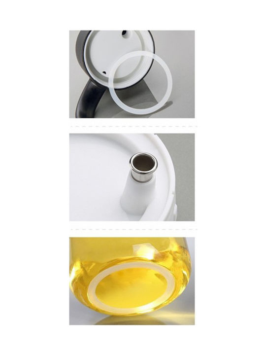 Ecoco Oil Can Glass with Flow 1000ml