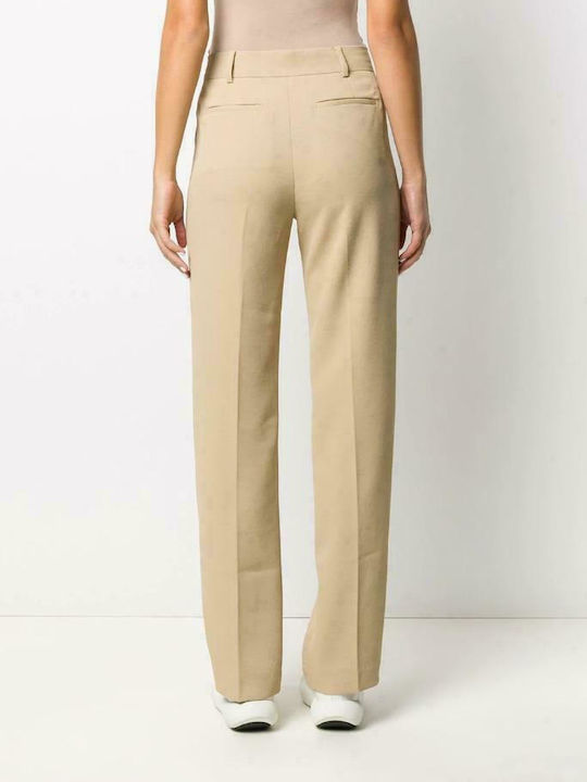 Michael Kors MU03HBSENZ Women's Fabric Trousers Khaki