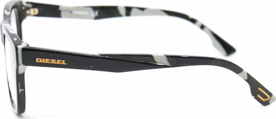 Diesel Ramă Ochelari Acetat Neagră DL5083-005