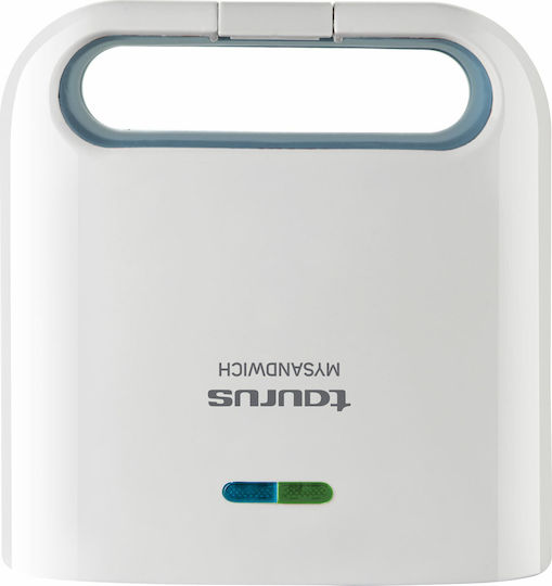 Taurus MySandwich Τοστιέρα για 2 Τοστ 800W Λευκή