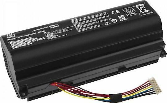 Green Cell Compatible Battery for Asus ROG G751/G751J/G751JL/G751JM with 6800mAh