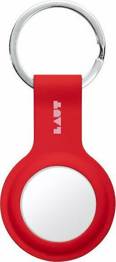 Laut Huex Keychain Case Silicone for AirTag in Red color