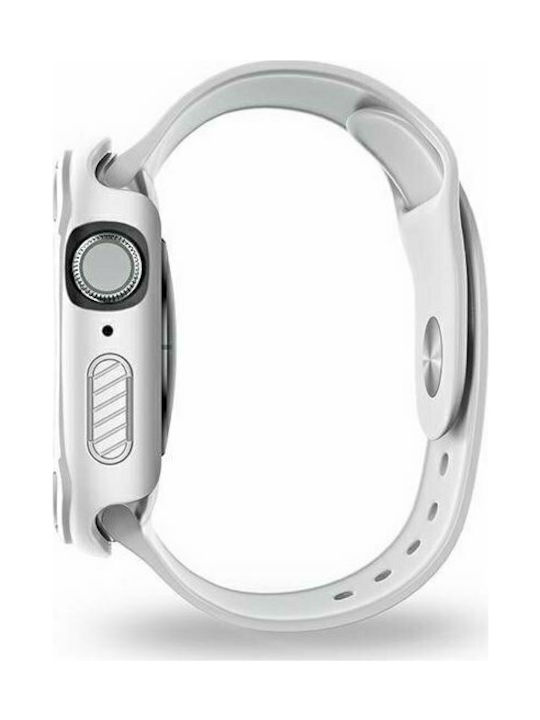 Uniq Torres Carcasă de Plastic cu Sticlă în culoarea Alb pentru Apple Watch 40mm