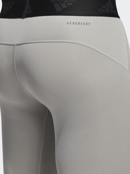 adidas Techfit Мъжки Спортни Клинове Компресия Кратък Сив