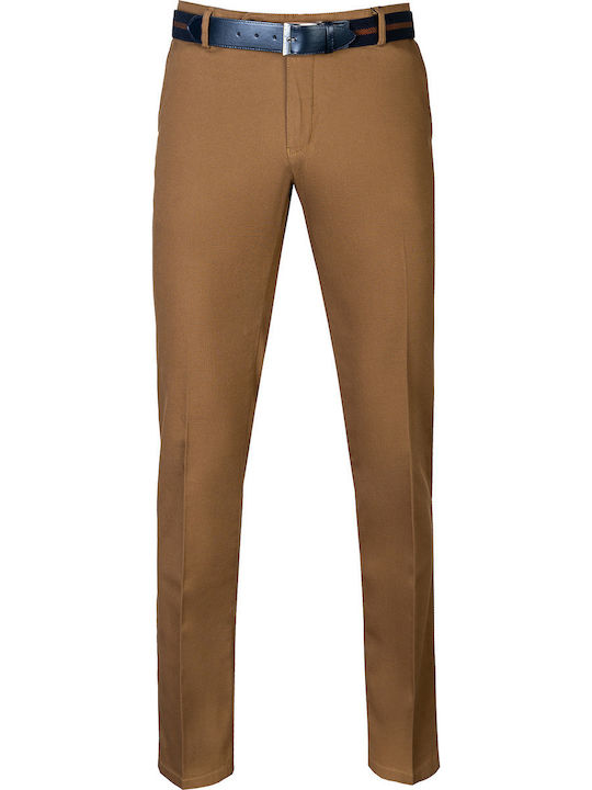Trousers Chino in Loose Fit Brown