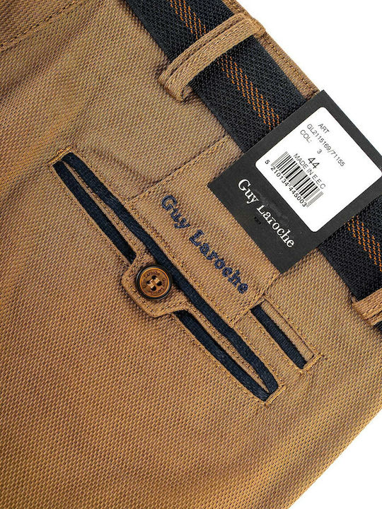 Trousers Chino in Loose Fit Brown