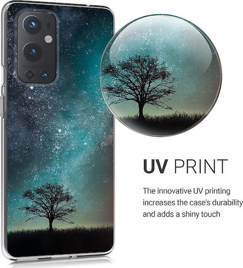KWmobile Cosmic Nature Back Cover Silicone Multicolour (OnePlus 9 Pro)