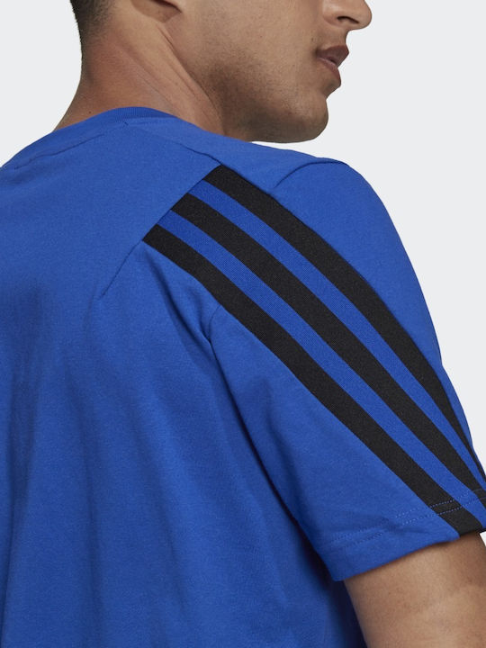 Future Icons 3-Stripes Athletic T-Shirt Blue