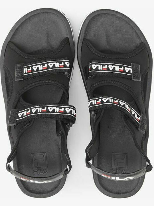 Women's Flat Sandals Sporty Flatforms Black