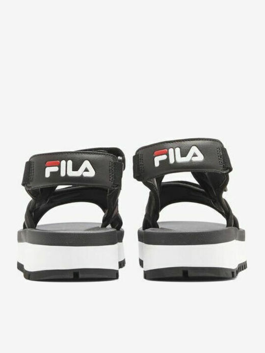 Women's Flat Sandals Sporty Flatforms Black