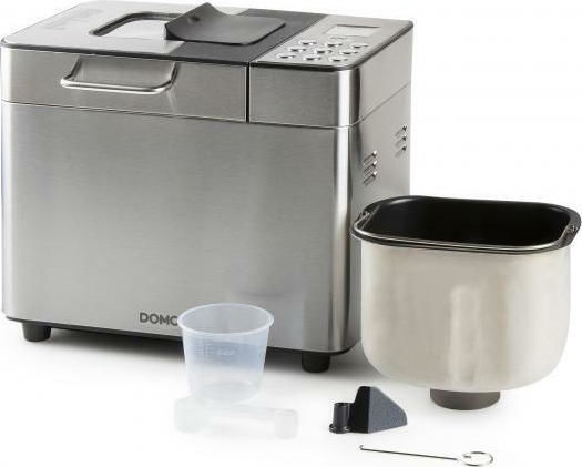Domo B3971 Mașină de pâine cu o putere de 550W și o capacitate de 1000gr cu 18 programe