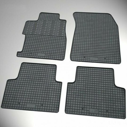 Cik Set of Front and Rear Mats 2pcs for Renault Espace 2014+ Black