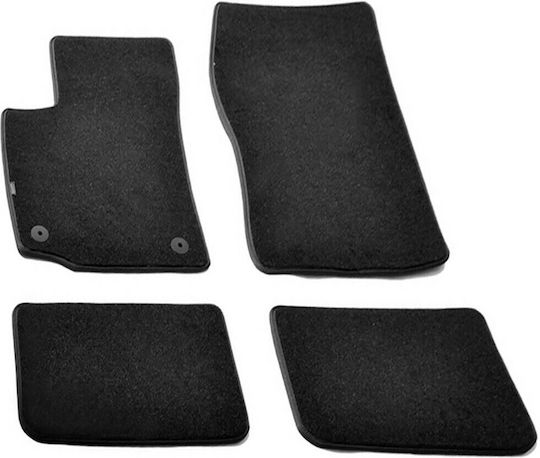 Lampa Set of Front and Rear Mats 4pcs for Renault Twingo 2014+ Black