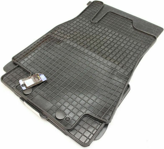 Petex Set of Front and Rear Mats 4pcs for Mercedes-Benz B Class 2005-2011 Black